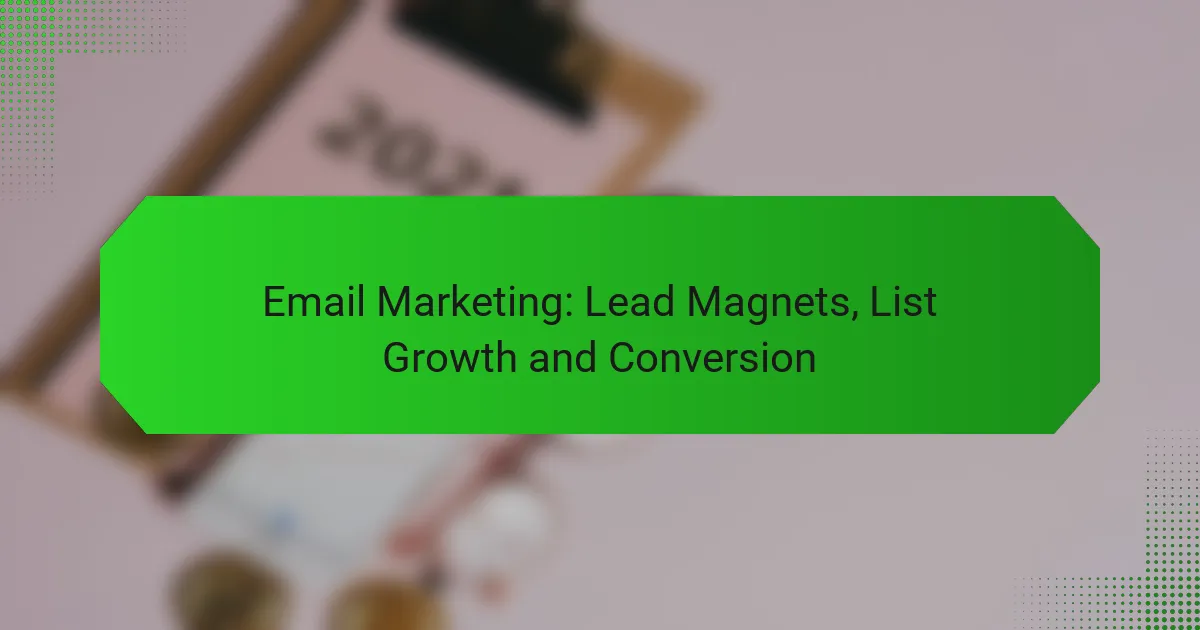 E-Mail-Marketing: Lead Magnets, List Growth and Conversion