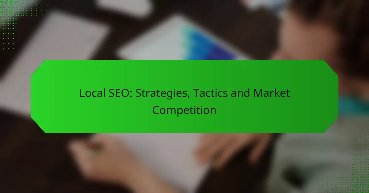 Lokales SEO: Strategien, Taktiken und Marktwettbewerb