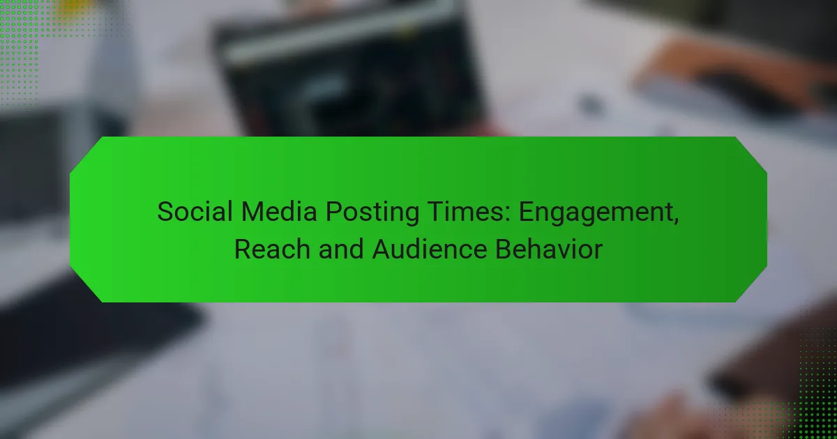 Social Media Posting Zeiten: Engagement, Reichweite und Nutzerverhalten